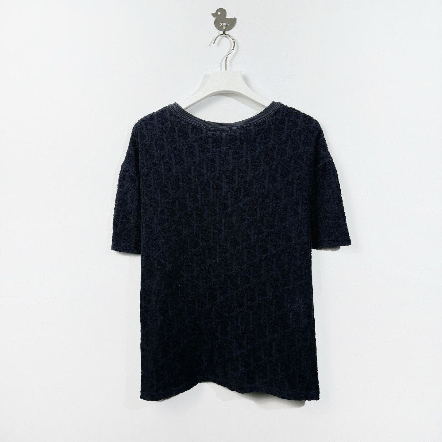 Dior Oblique Terry Cotton T-Shirt in Blue Size US XXL / EU 58 / 5 - 2 Thumbnail