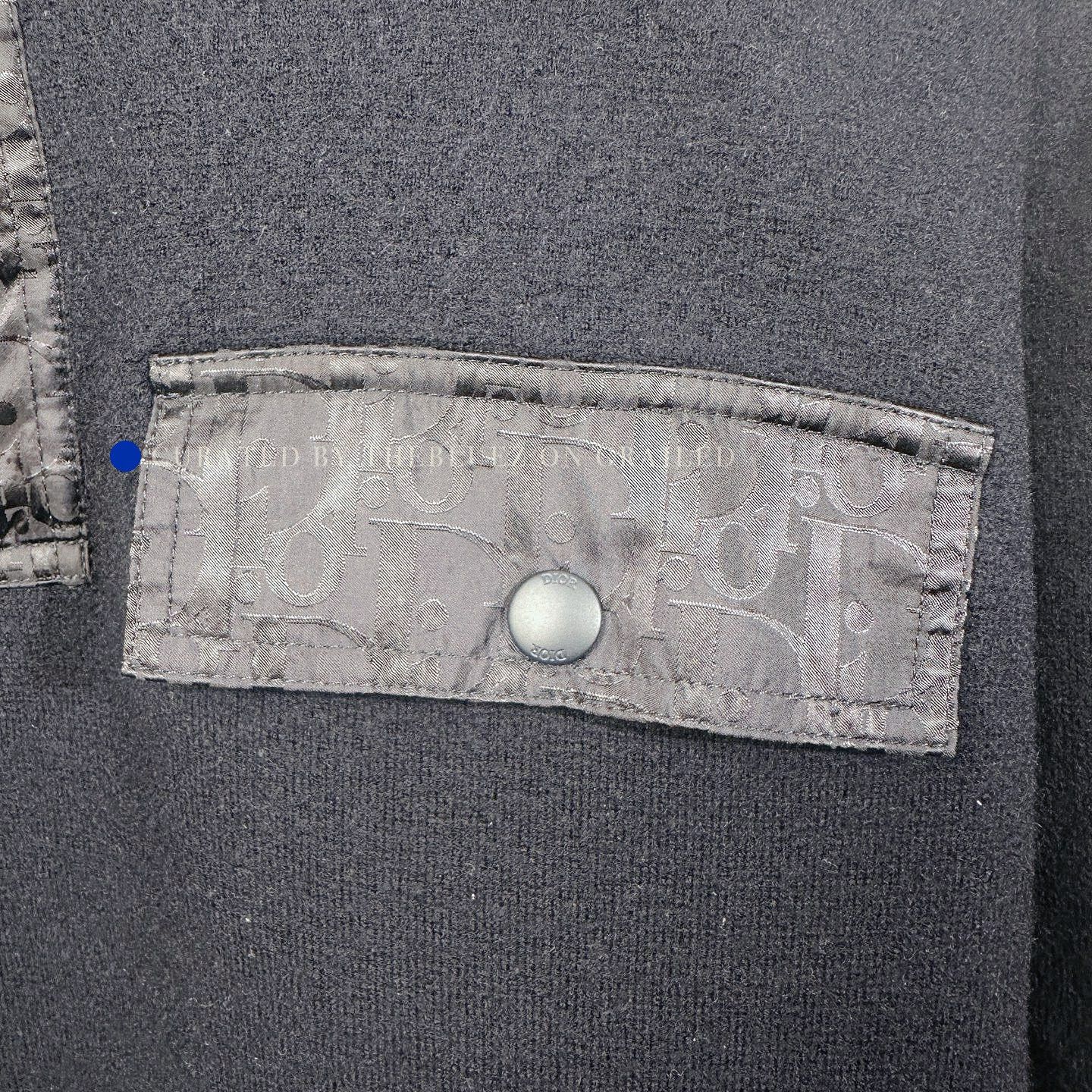 Dior Mock Neck Sweater in Blue - Size XL Size US XL / EU 56 / 4 - 6 Thumbnail