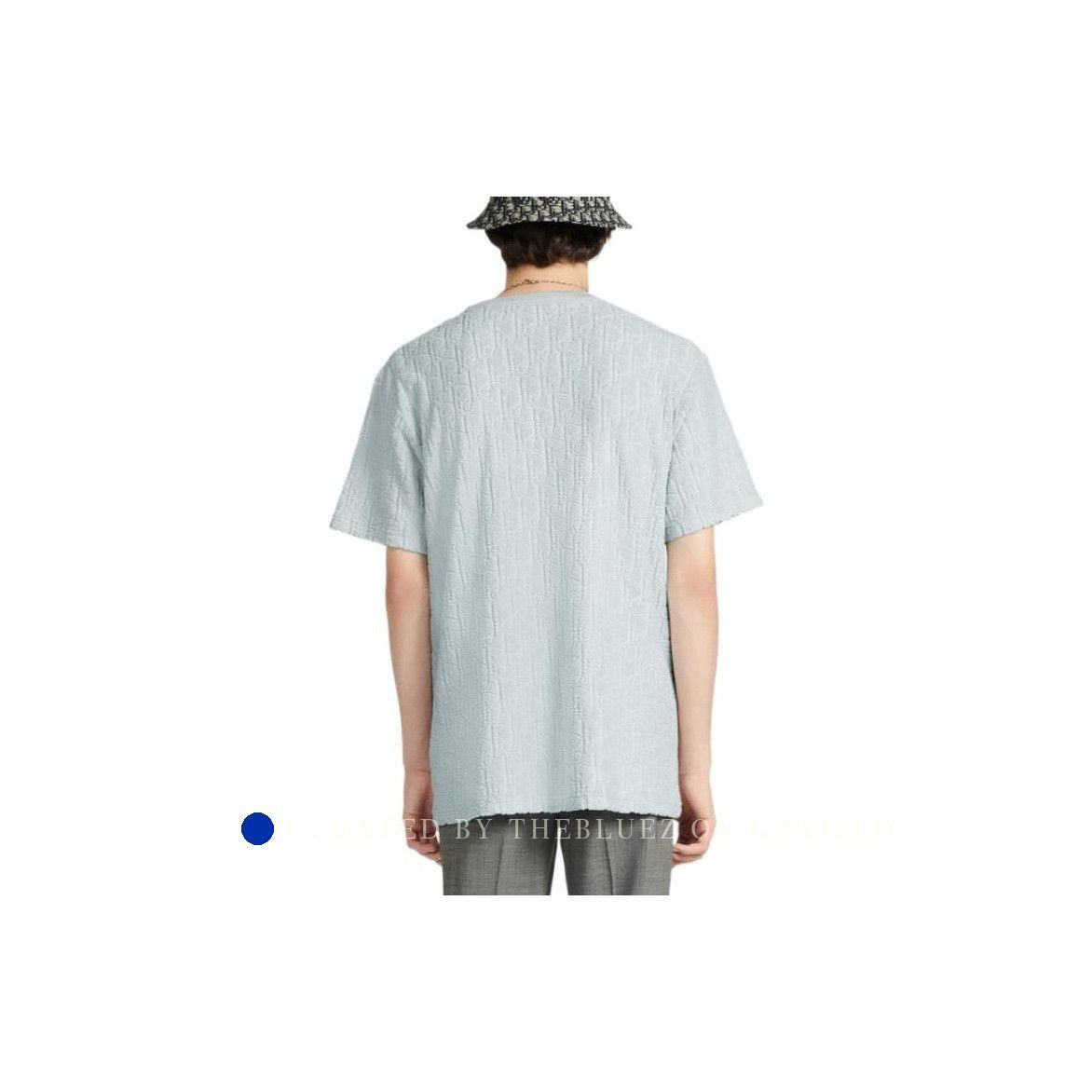 Dior Dior Cotton T-Shirt in Blue, Size XXL Size US XXL / EU 58 / 5 - 3 Thumbnail