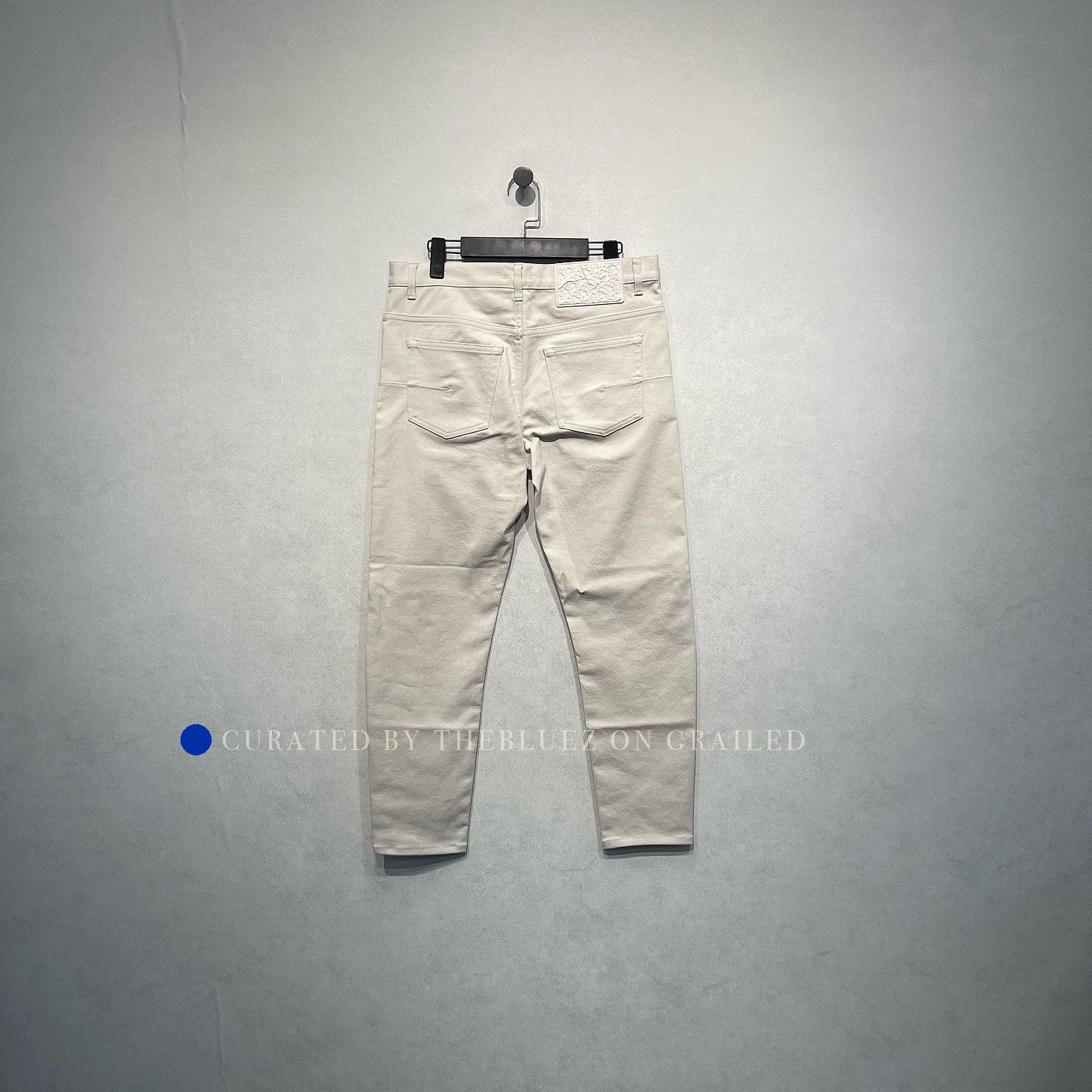 Dior Beige Logo Patch Cotton Casual Pants Size US 30 / EU 46 - 2 Thumbnail