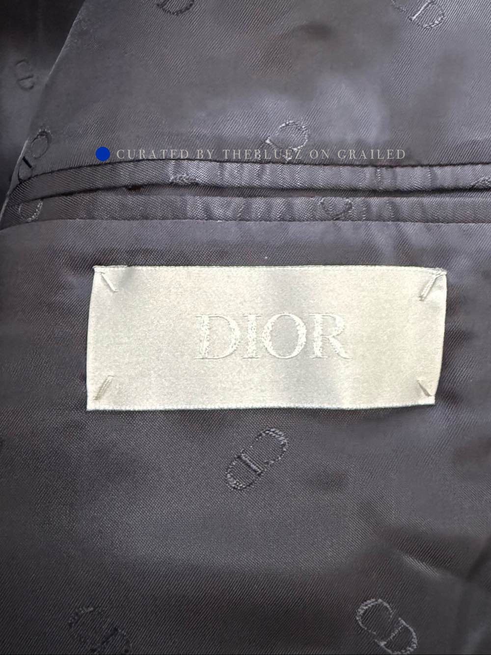 Dior Colorblock Mohair Wool Jacket in Blue Size US S / EU 44-46 / 1 - 3 Thumbnail