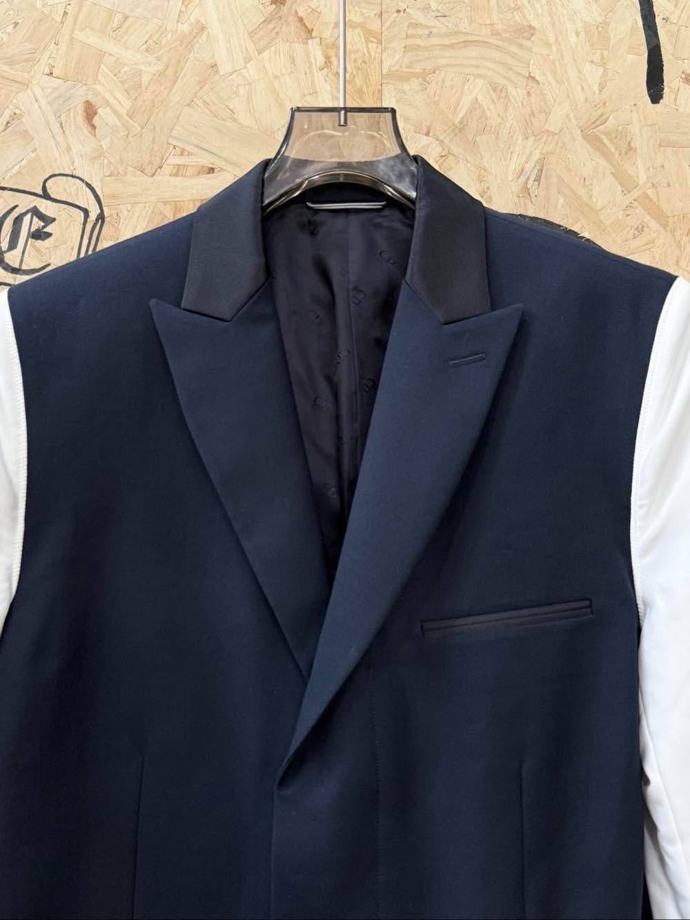 Dior Colorblock Mohair Wool Jacket in Blue Size US S / EU 44-46 / 1 - 6 Thumbnail