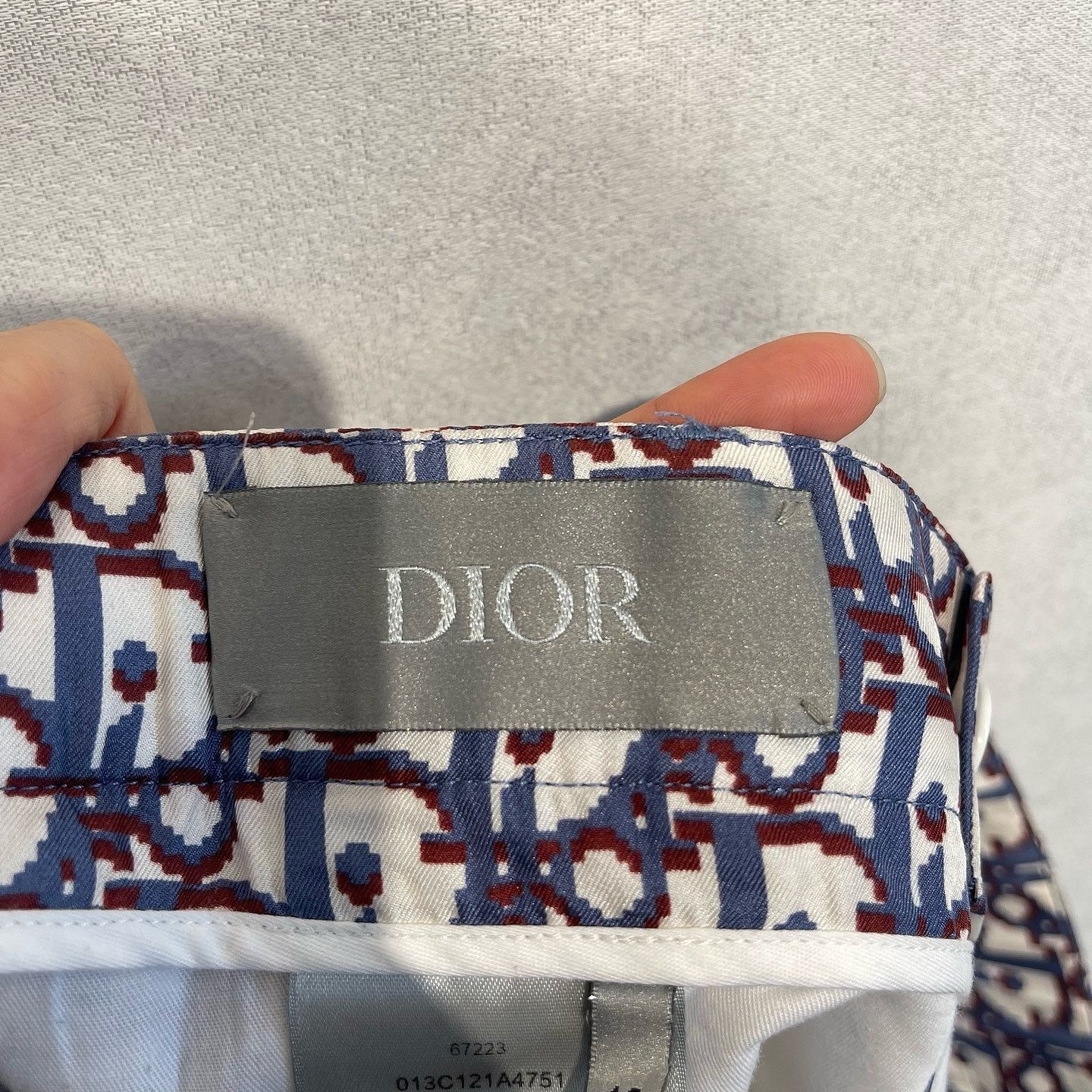 Dior Luxury Multi-Color Silk Shorts Size US 32 / EU 48 - 2 Thumbnail