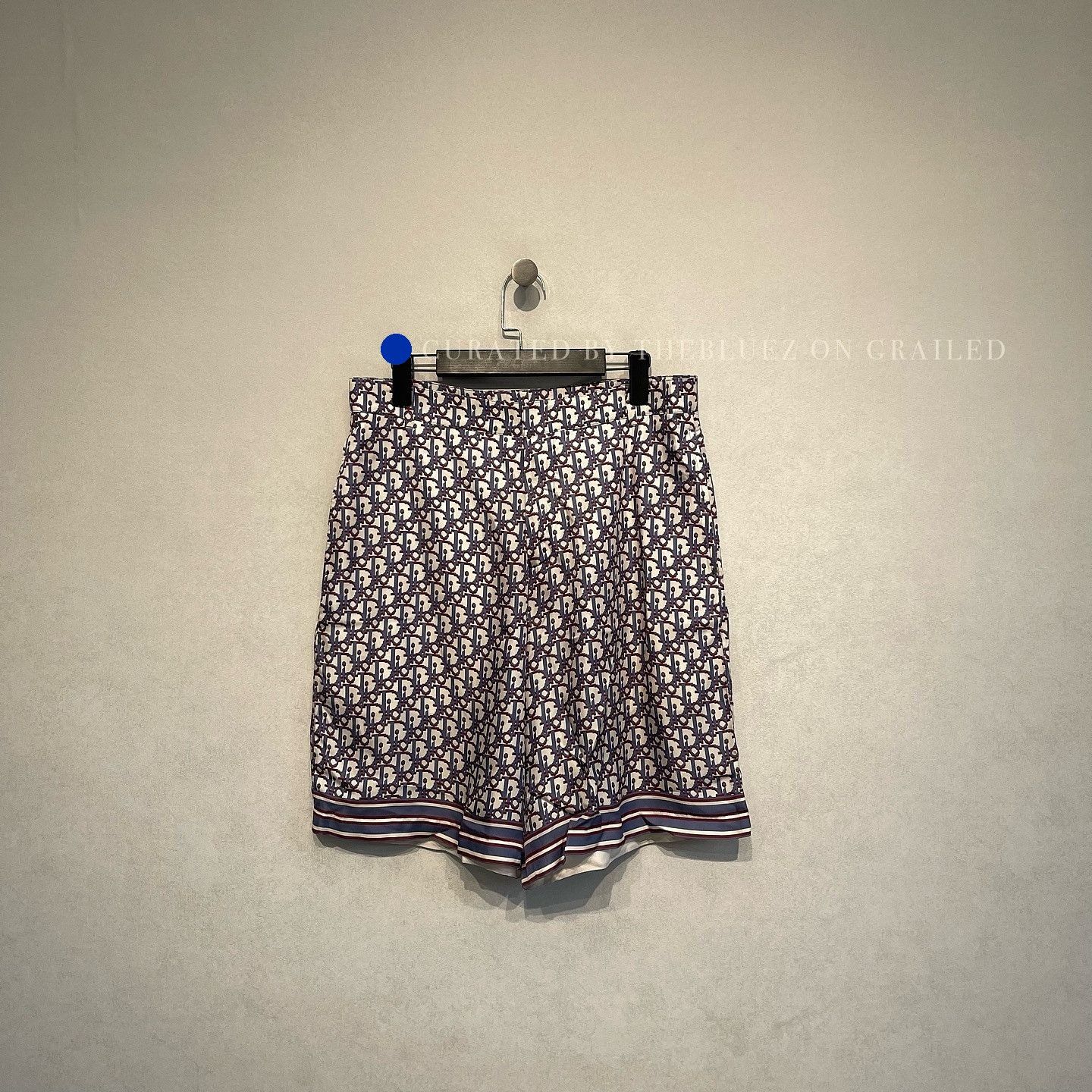 Dior Luxury Multi-Color Silk Shorts Size US 32 / EU 48 - 6 Thumbnail