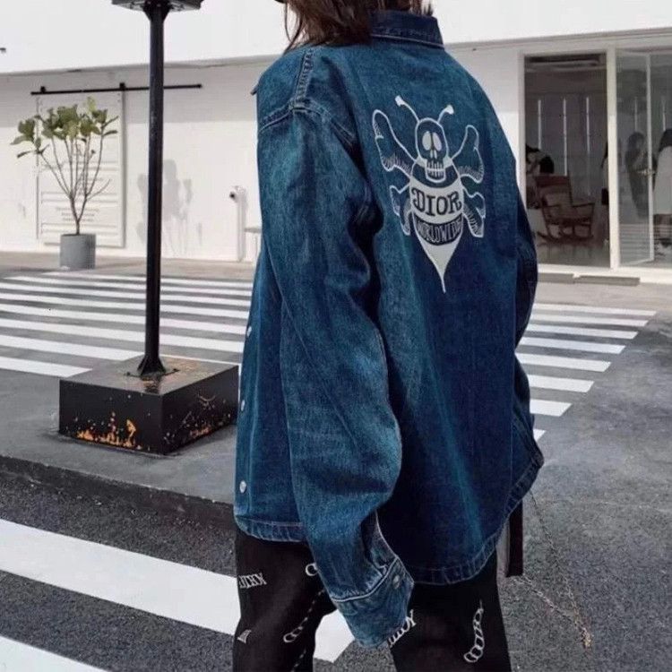 Dior Unique Denim Jacket Featuring Bee Design Size US S / EU 44-46 / 1 - 7 Thumbnail