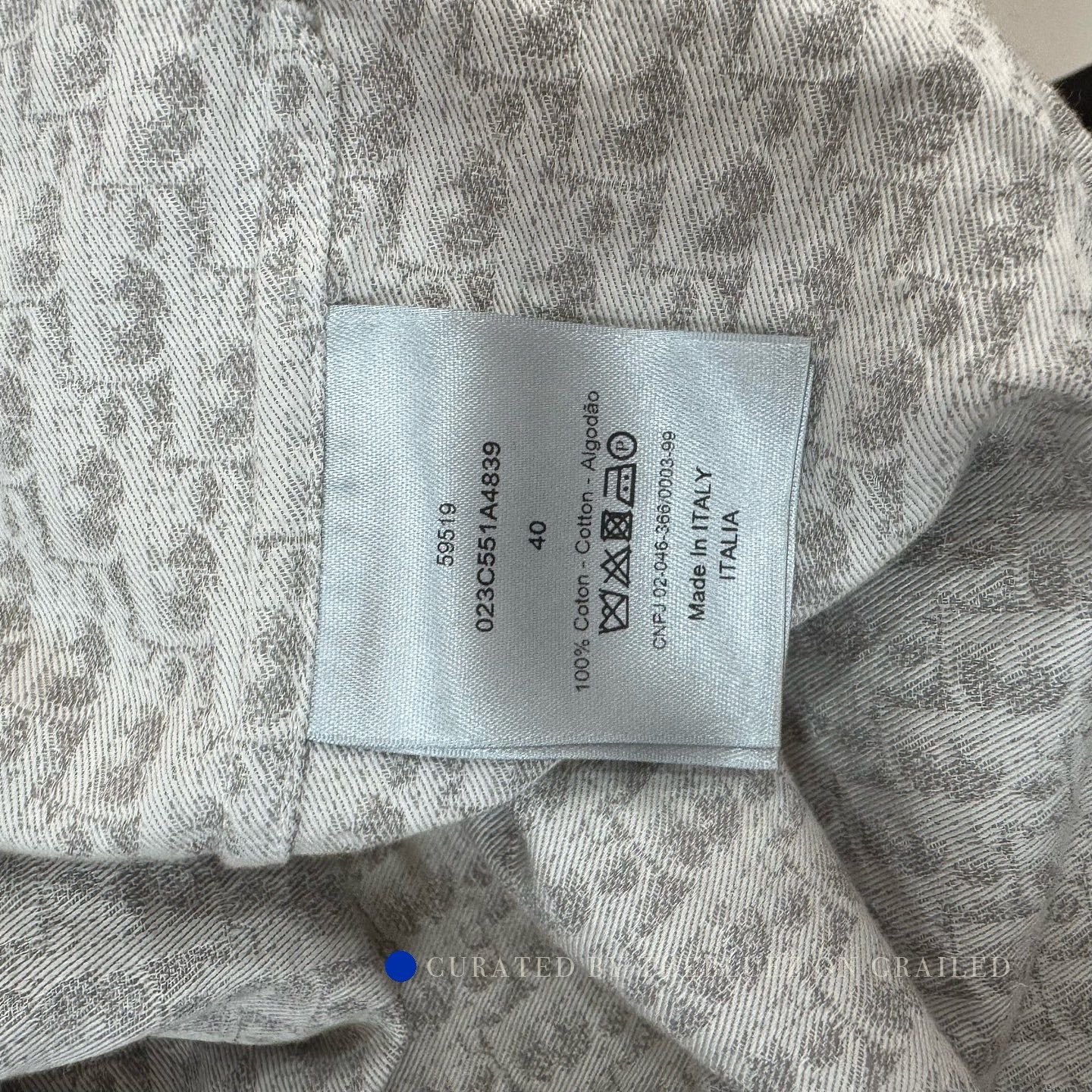 Dior Gray Short Sleeve Button-Up Shirt Size US XXS / EU 40 - 4 Thumbnail