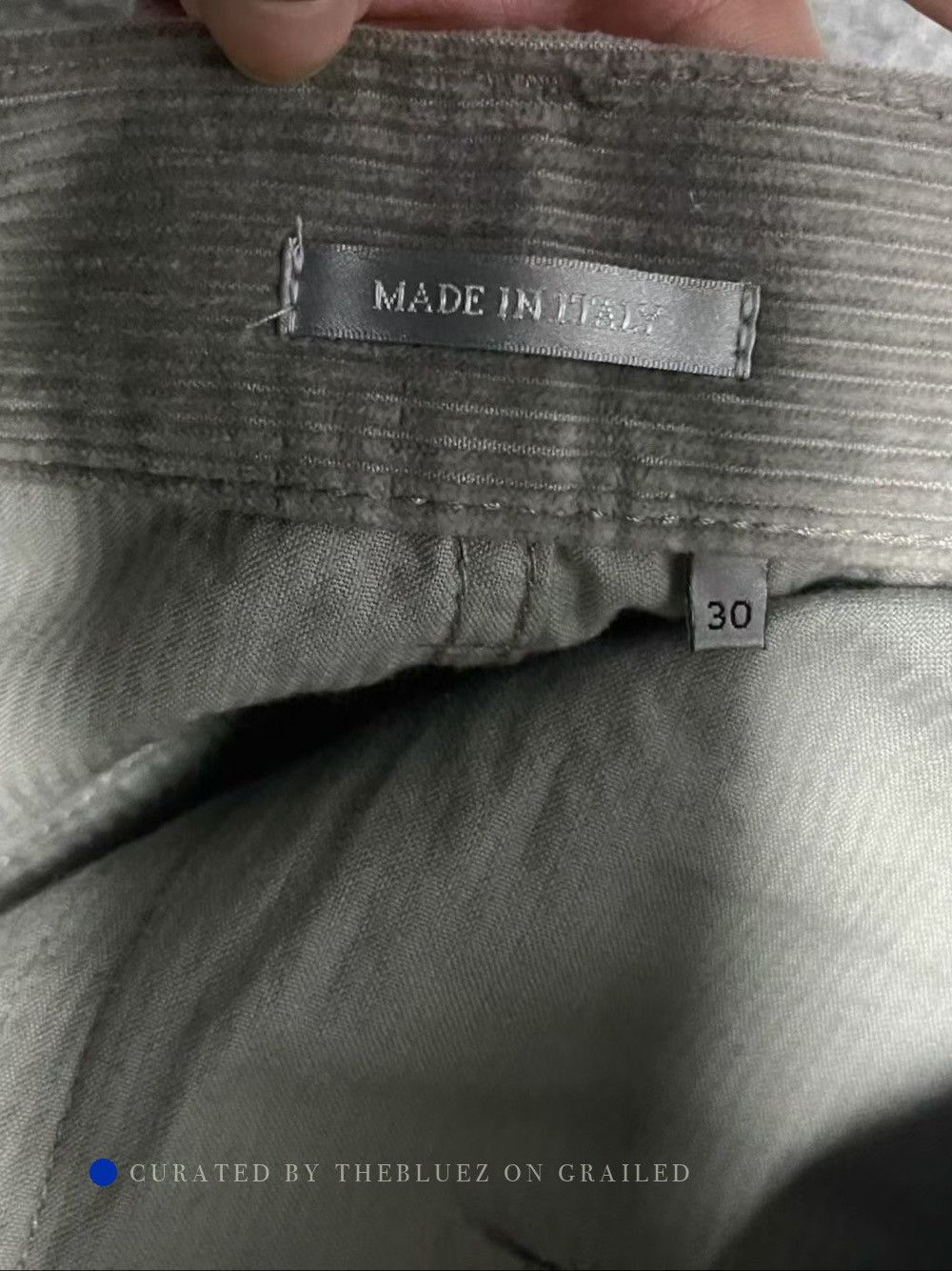 Dior Stylish Gray Corduroy Casual Pants Size 30 Size US 30 / EU 46 - 3 Thumbnail