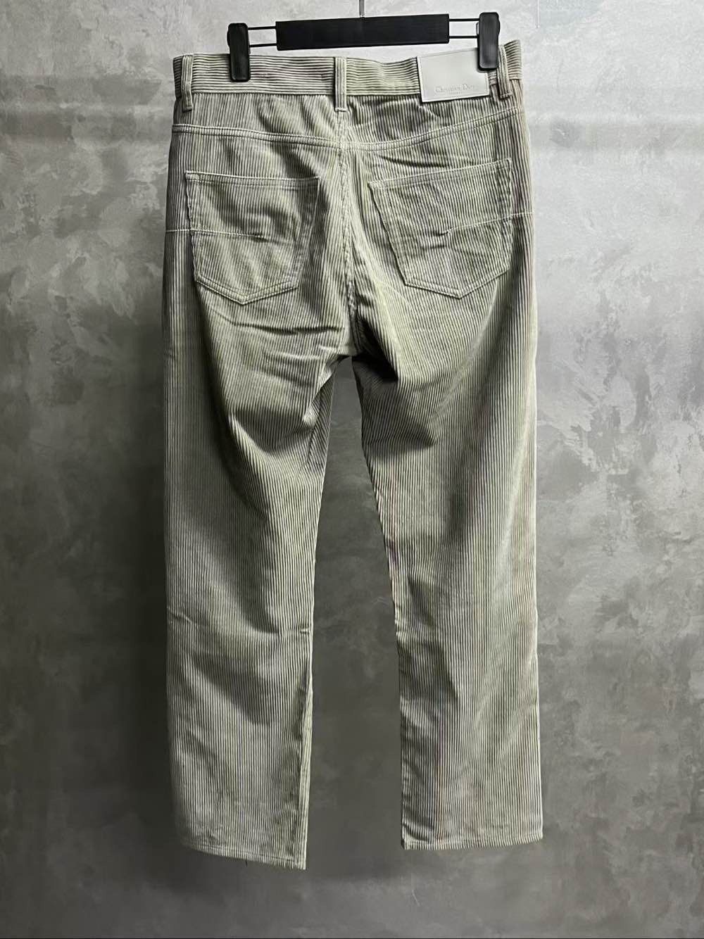 Dior Stylish Gray Corduroy Casual Pants Size 30 Size US 30 / EU 46 - 2 Thumbnail