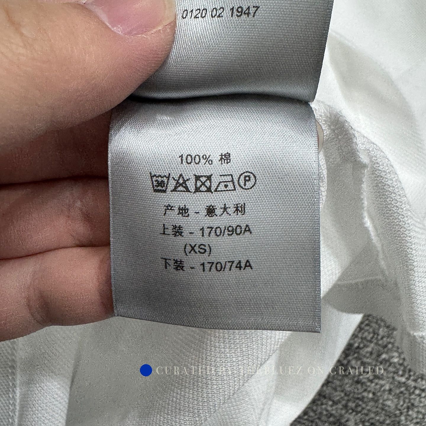 Dior White Stripe Polo Shirt in Size XS Size US XS / EU 42 / 0 - 4 Thumbnail