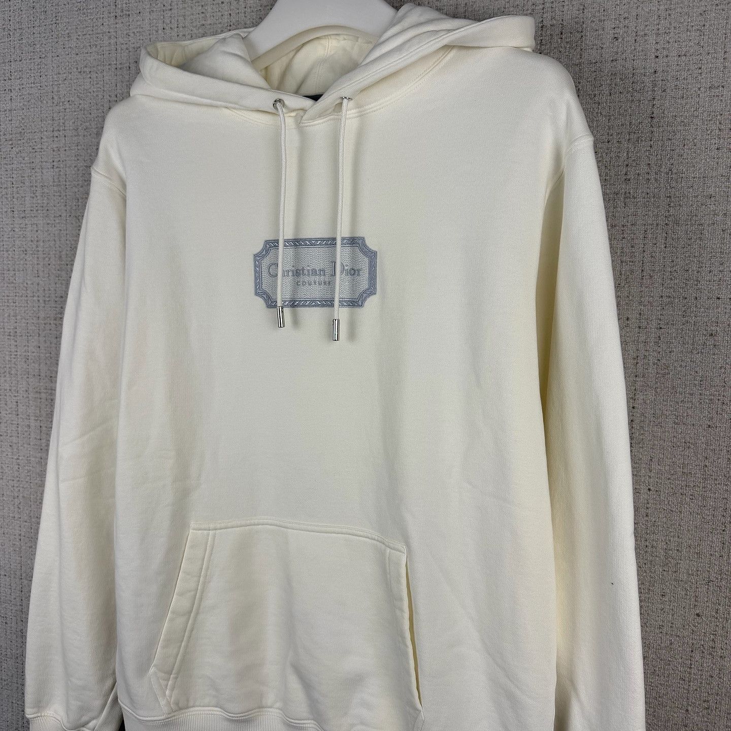 Dior Logo Patch Hoodie in White Size US M / EU 48-50 / 2 - 6 Thumbnail