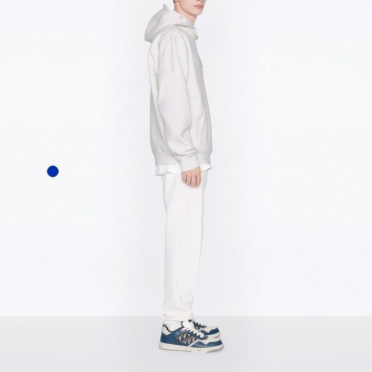 Dior Logo Patch Hoodie in White Size US M / EU 48-50 / 2 - 9 Thumbnail