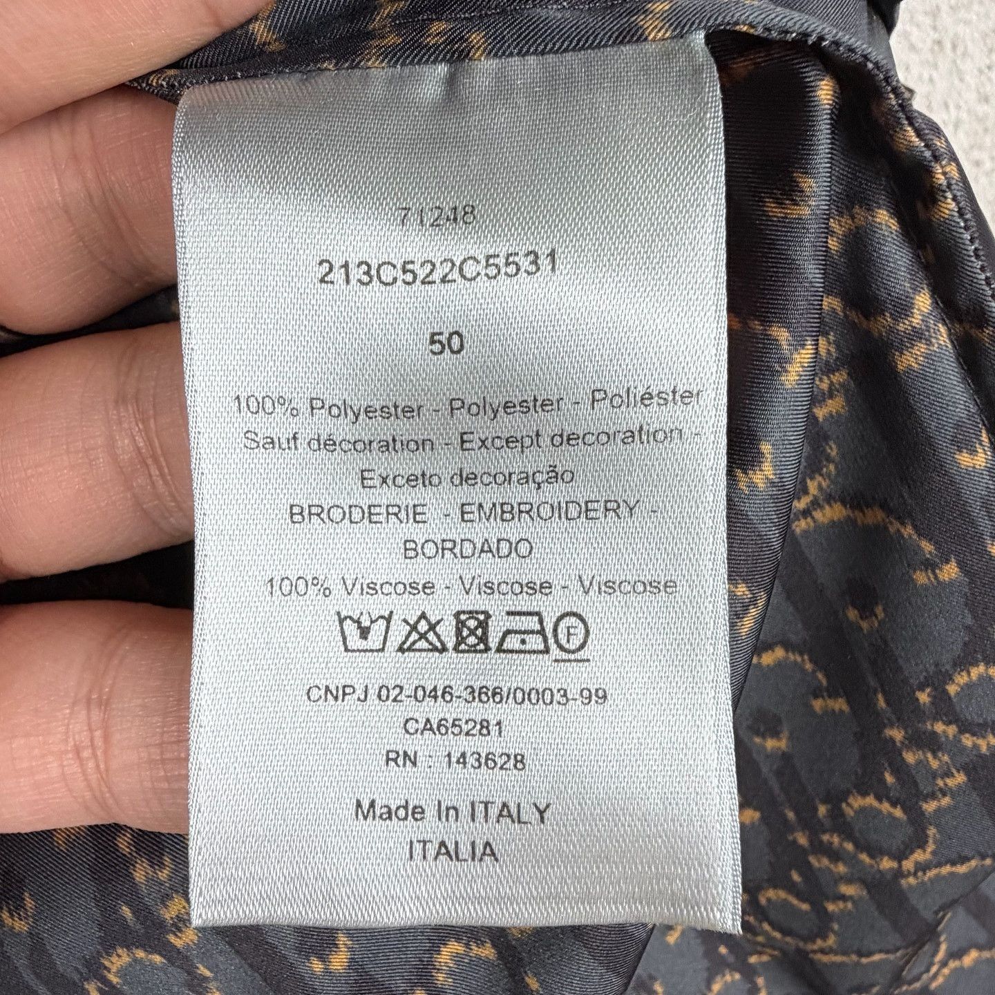 Dior Cactus Jack Zip Jacket in Gray, Size M Size US M / EU 48-50 / 2 - 4 Thumbnail