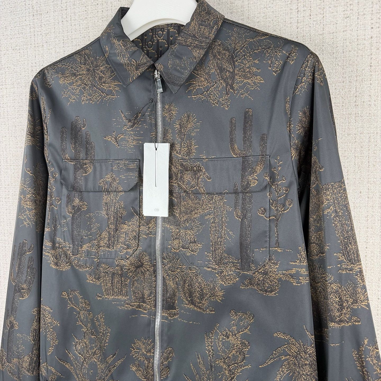 Dior Cactus Jack Zip Jacket in Gray, Size M Size US M / EU 48-50 / 2 - 6 Thumbnail