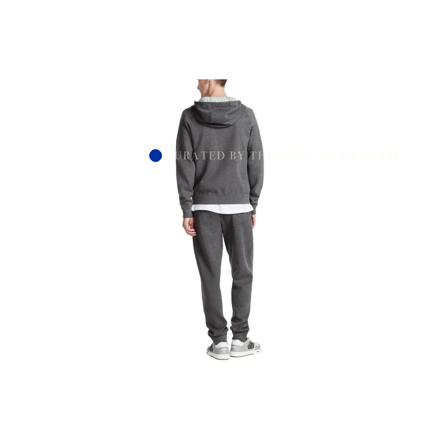 Dior Gray Embroidered Logo Sweatpants Size US 34 / EU 50 - 7 Thumbnail