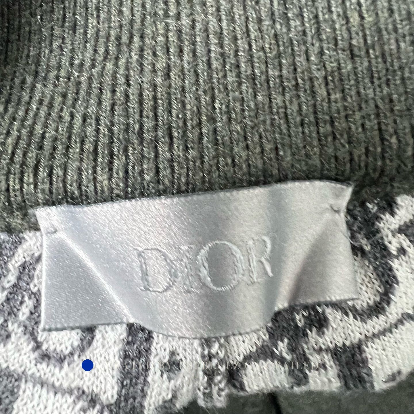 Dior Gray Embroidered Logo Sweatpants Size US 34 / EU 50 - 3 Thumbnail