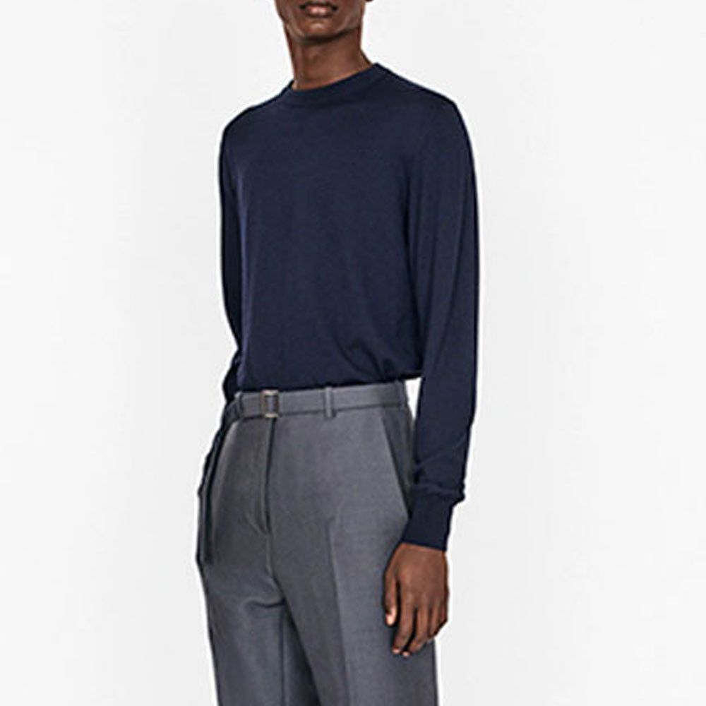 Dior Dior CD Logo Knit Sweater in Blue Size US M / EU 48-50 / 2 - 9 Thumbnail