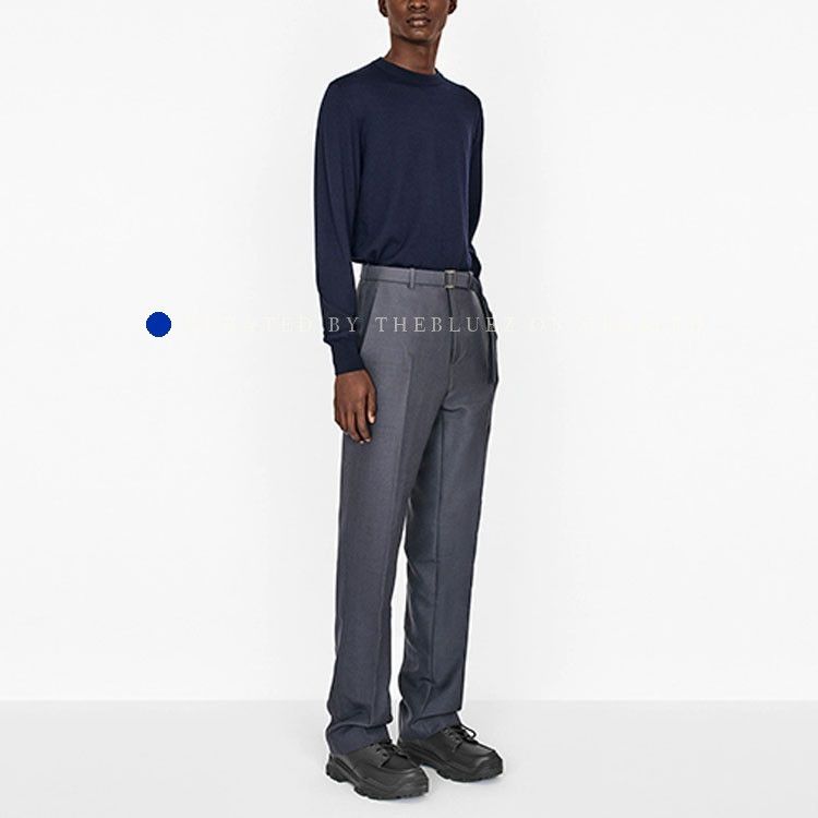 Dior Dior CD Logo Knit Sweater in Blue Size US M / EU 48-50 / 2 - 10 Thumbnail