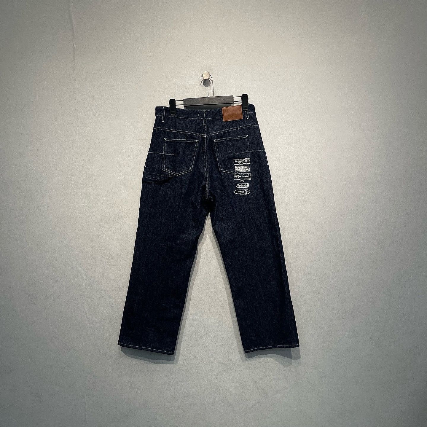 Dior Embroidered Blue Jeans Size US 30 / EU 46 - 2 Thumbnail