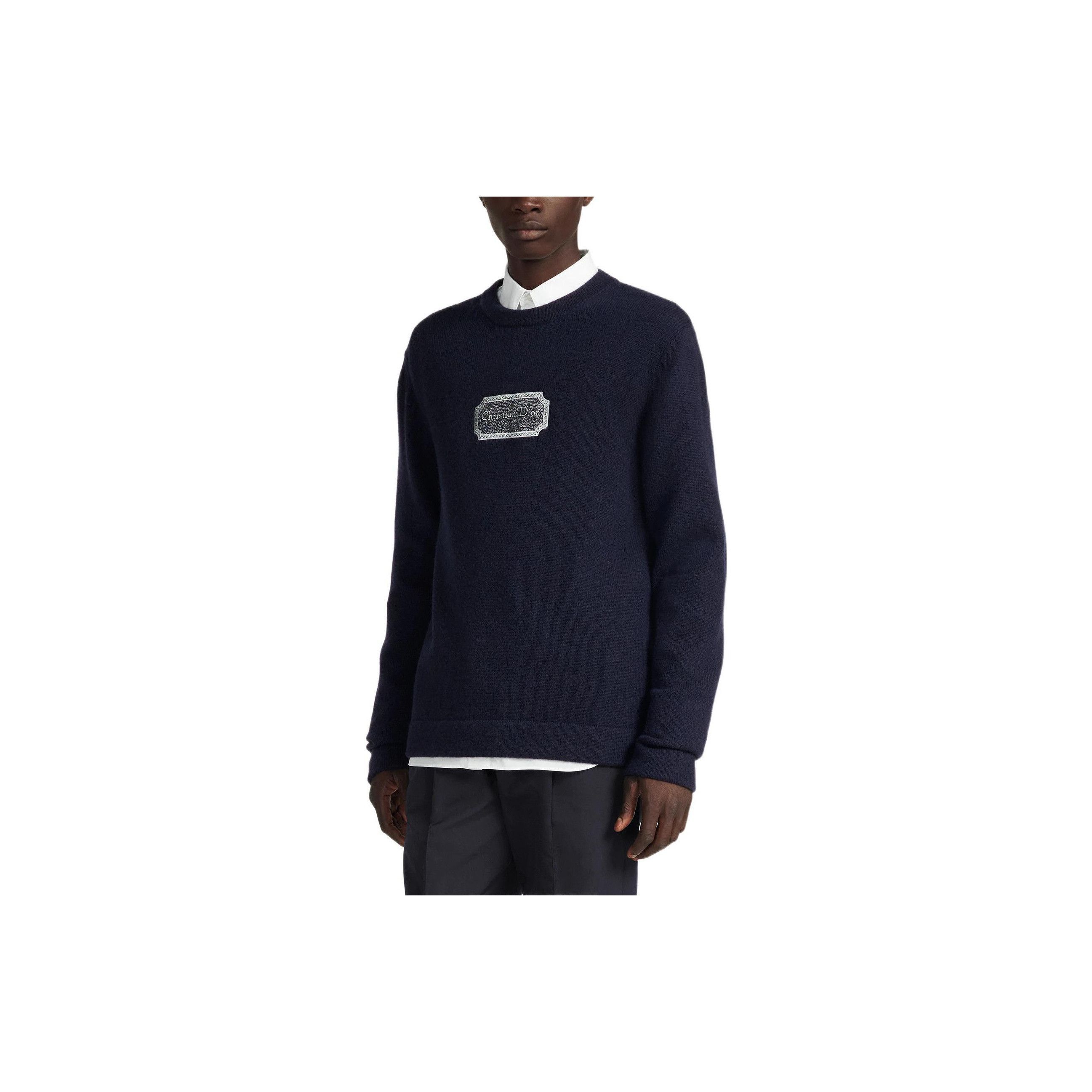 Dior Cashmere Sweater with Logo Embroidery Size US M / EU 48-50 / 2 - 6 Thumbnail