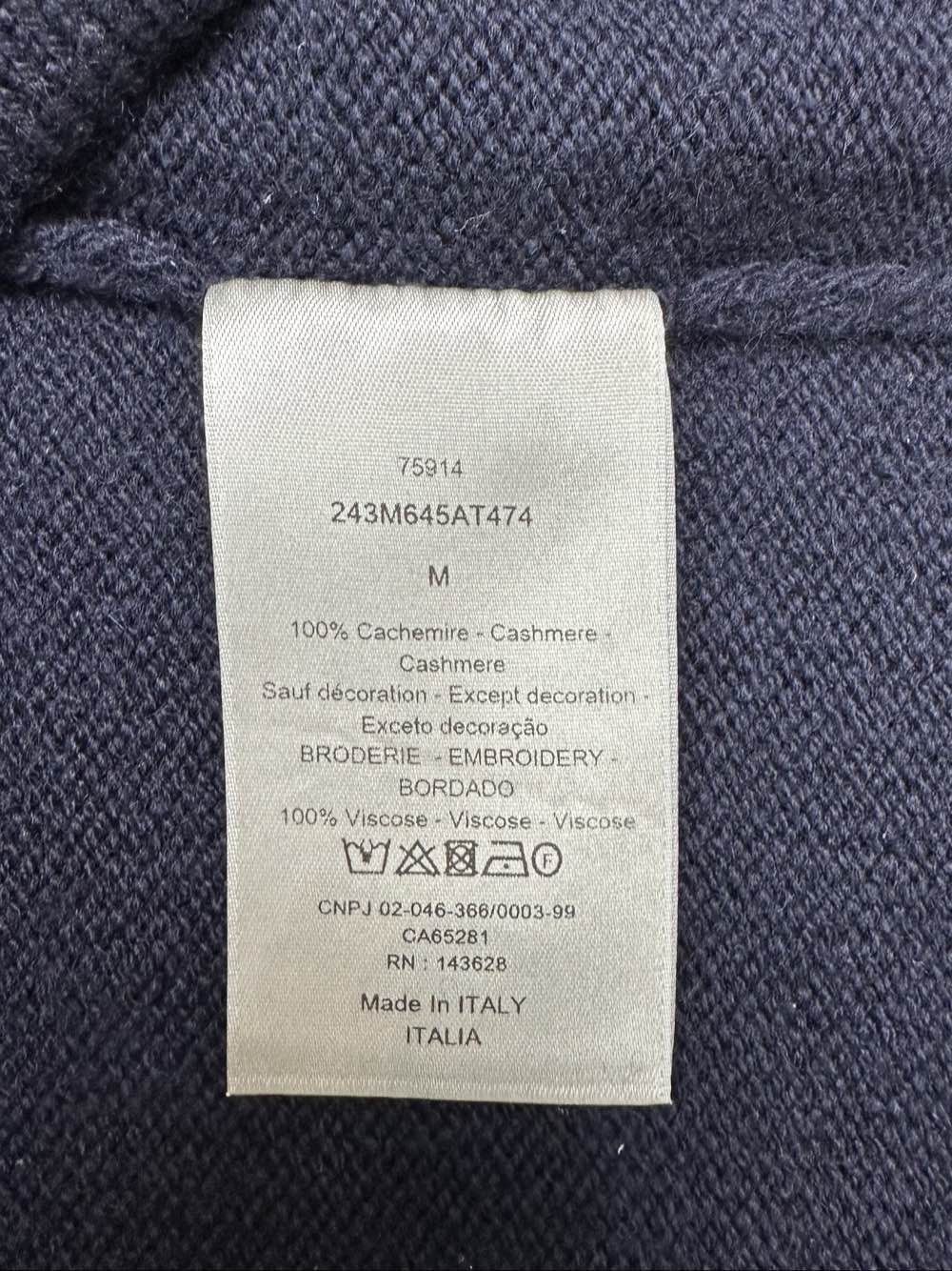 Dior Cashmere Sweater with Logo Embroidery Size US M / EU 48-50 / 2 - 4 Thumbnail