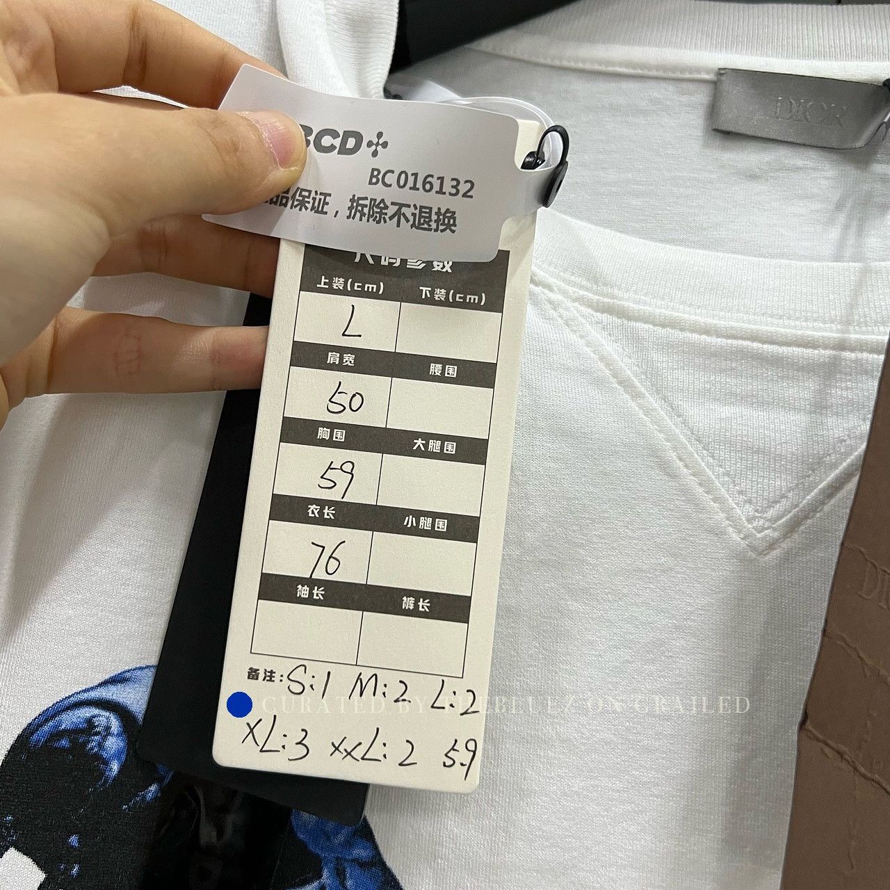 Dior Limited Edition Graphic T-Shirt Size US L / EU 52-54 / 3 - 4 Thumbnail