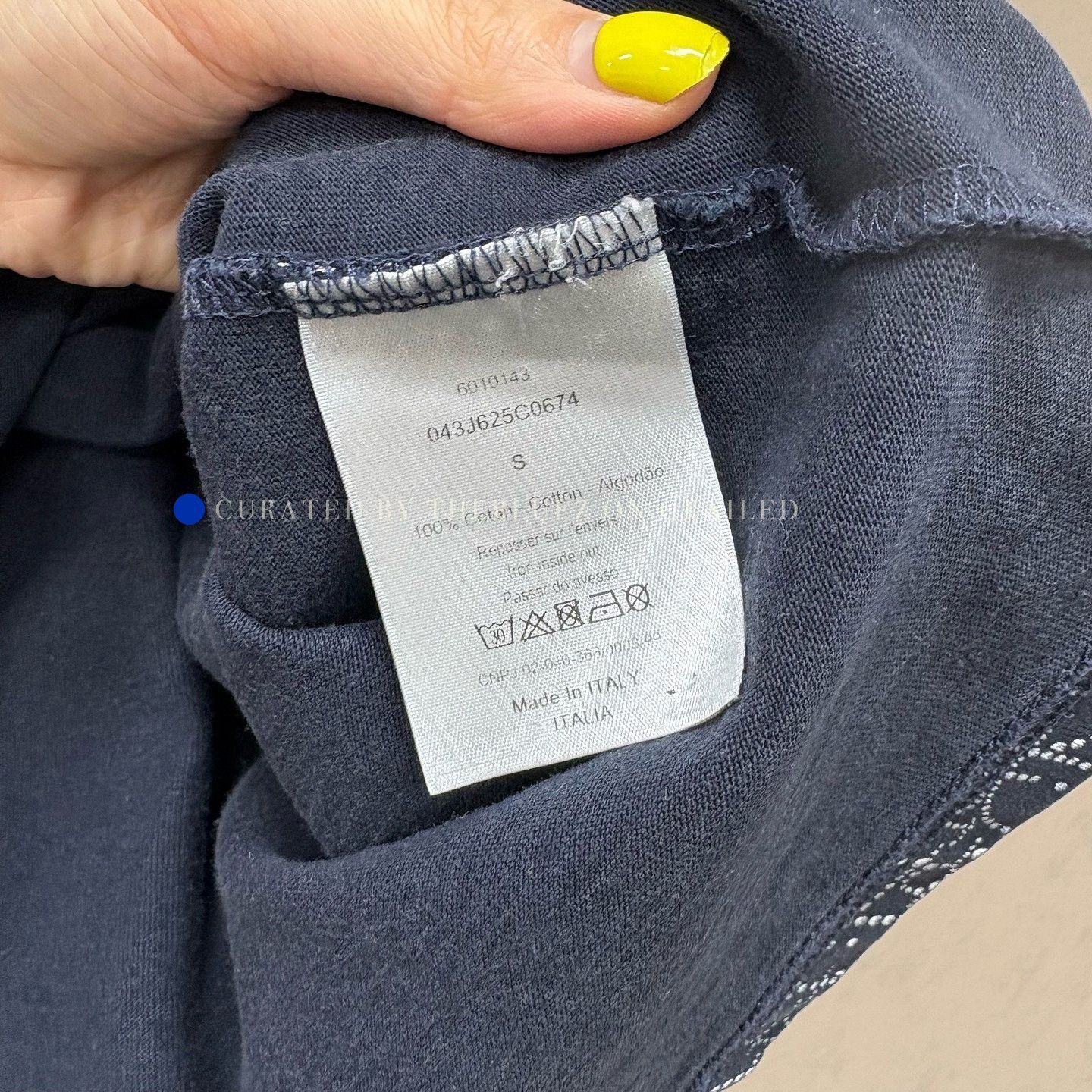 Dior Stylish Blue Logo T-Shirt in Size S Size US S / EU 44-46 / 1 - 2 Thumbnail