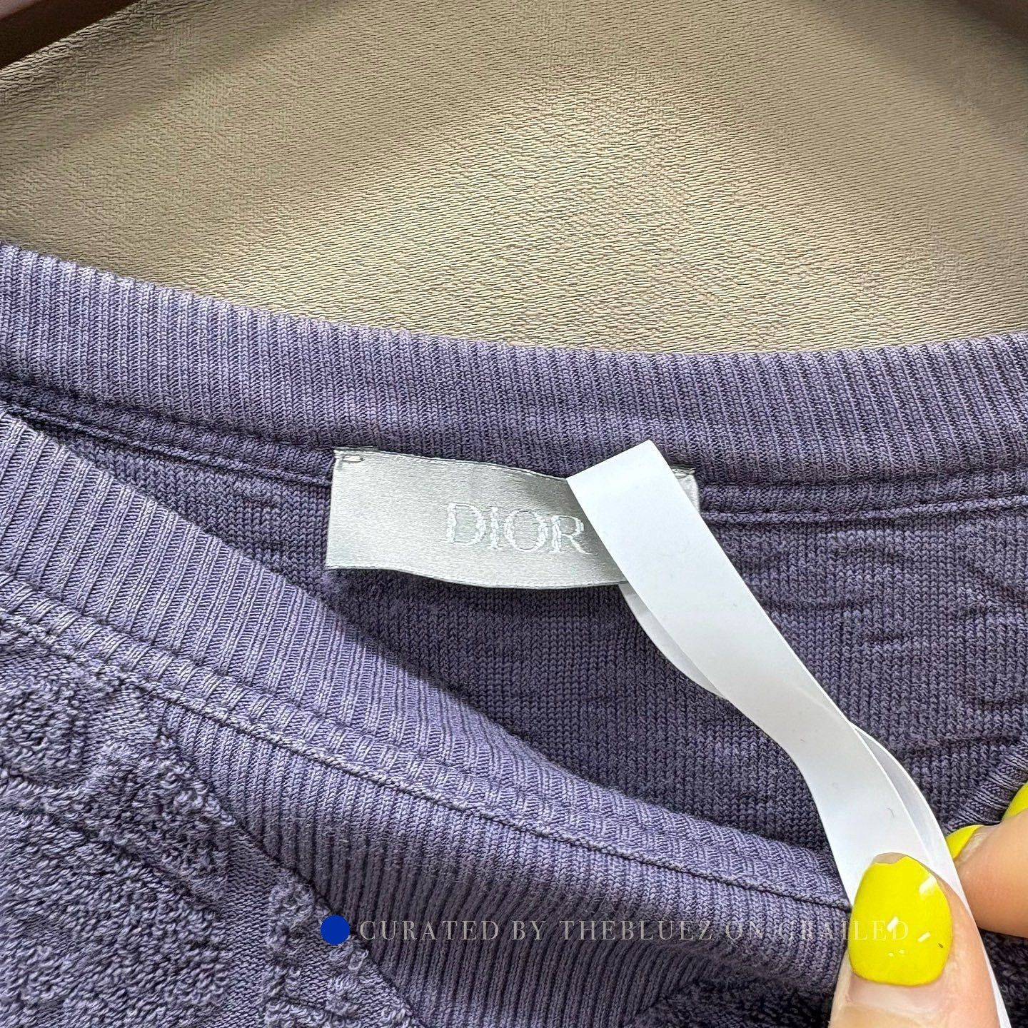 Dior Dior Oblique Jacquard T-Shirt in Purple Size US S / EU 44-46 / 1 - 2 Thumbnail