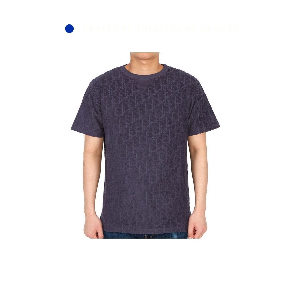 Dior Dior Oblique Jacquard T-Shirt in Purple Size US S / EU 44-46 / 1 - 6 Thumbnail