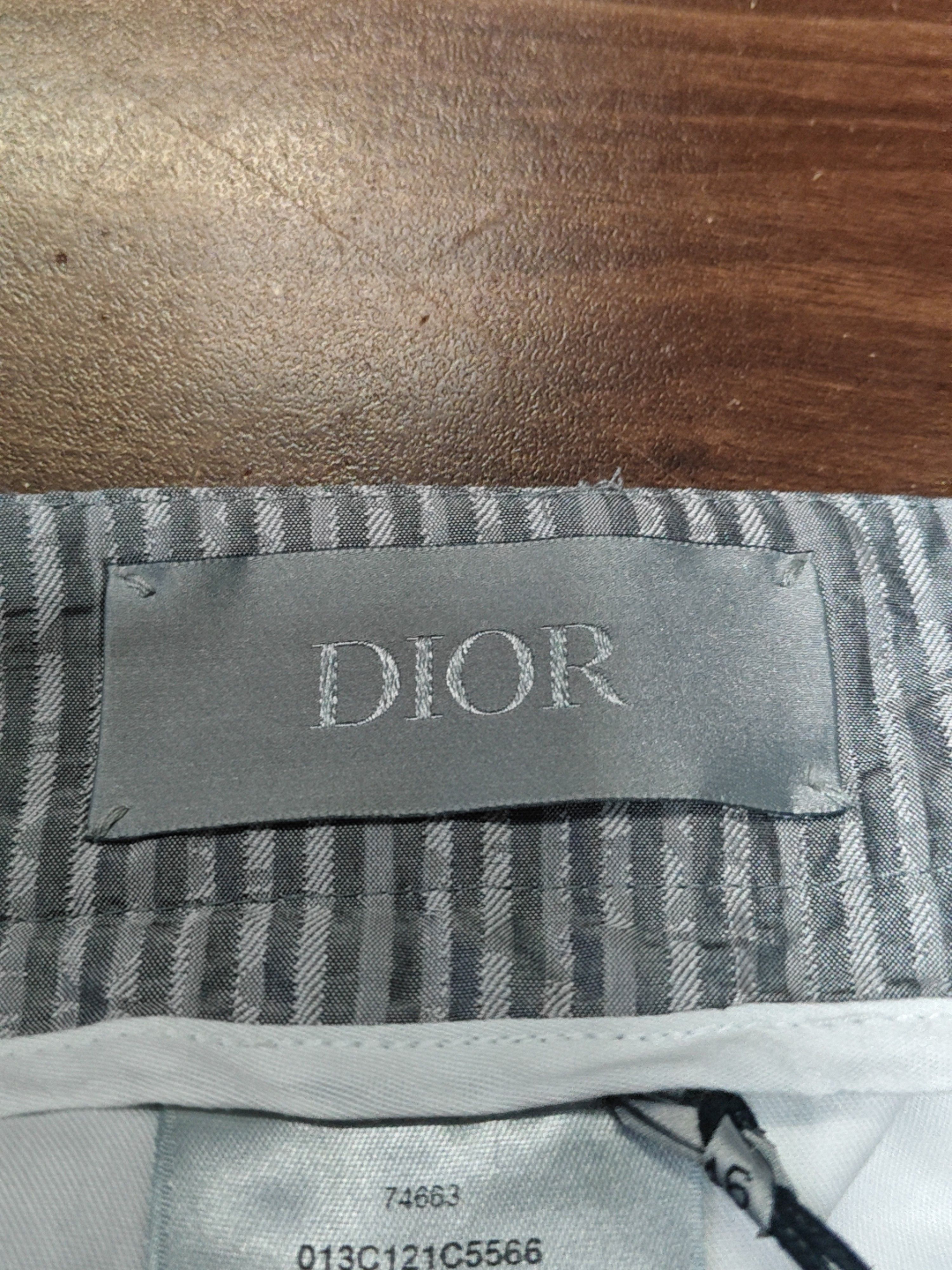 Dior Striped Gray Shorts Size 30 Size US 30 / EU 46 - 3 Thumbnail