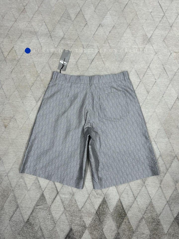 Dior Striped Gray Shorts Size 30 Size US 30 / EU 46 - 2 Thumbnail