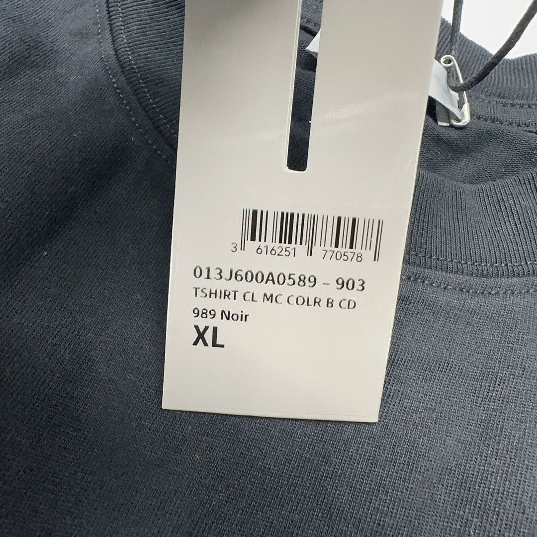 Dior Black Logo Embroidered T-Shirt, Size XL Size US XL / EU 56 / 4 - 3 Thumbnail