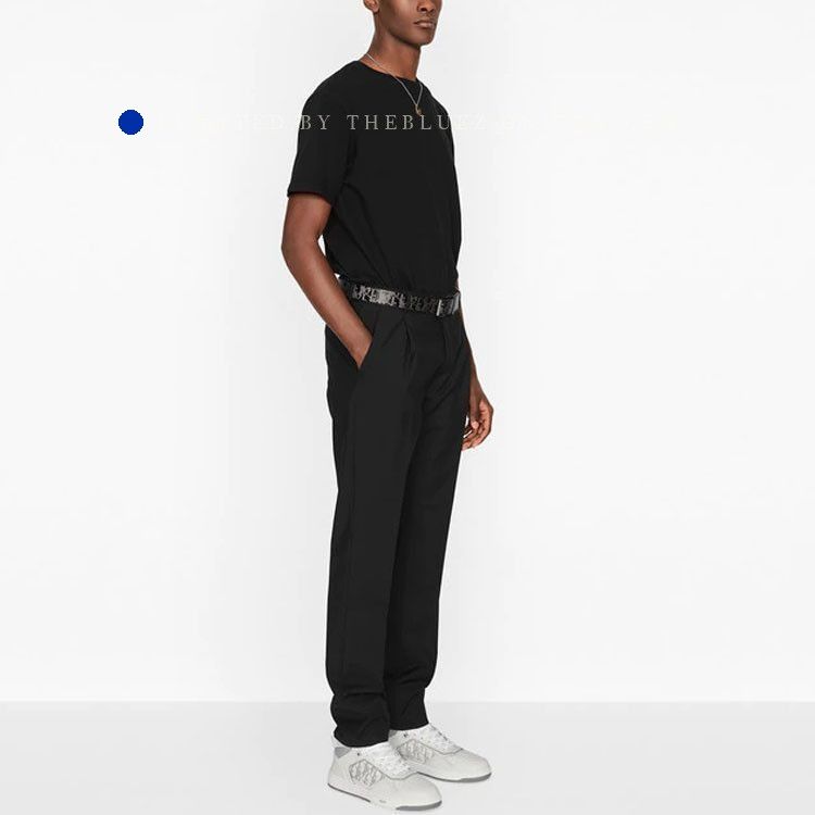 Dior Black Logo Embroidered T-Shirt, Size XL Size US XL / EU 56 / 4 - 6 Thumbnail