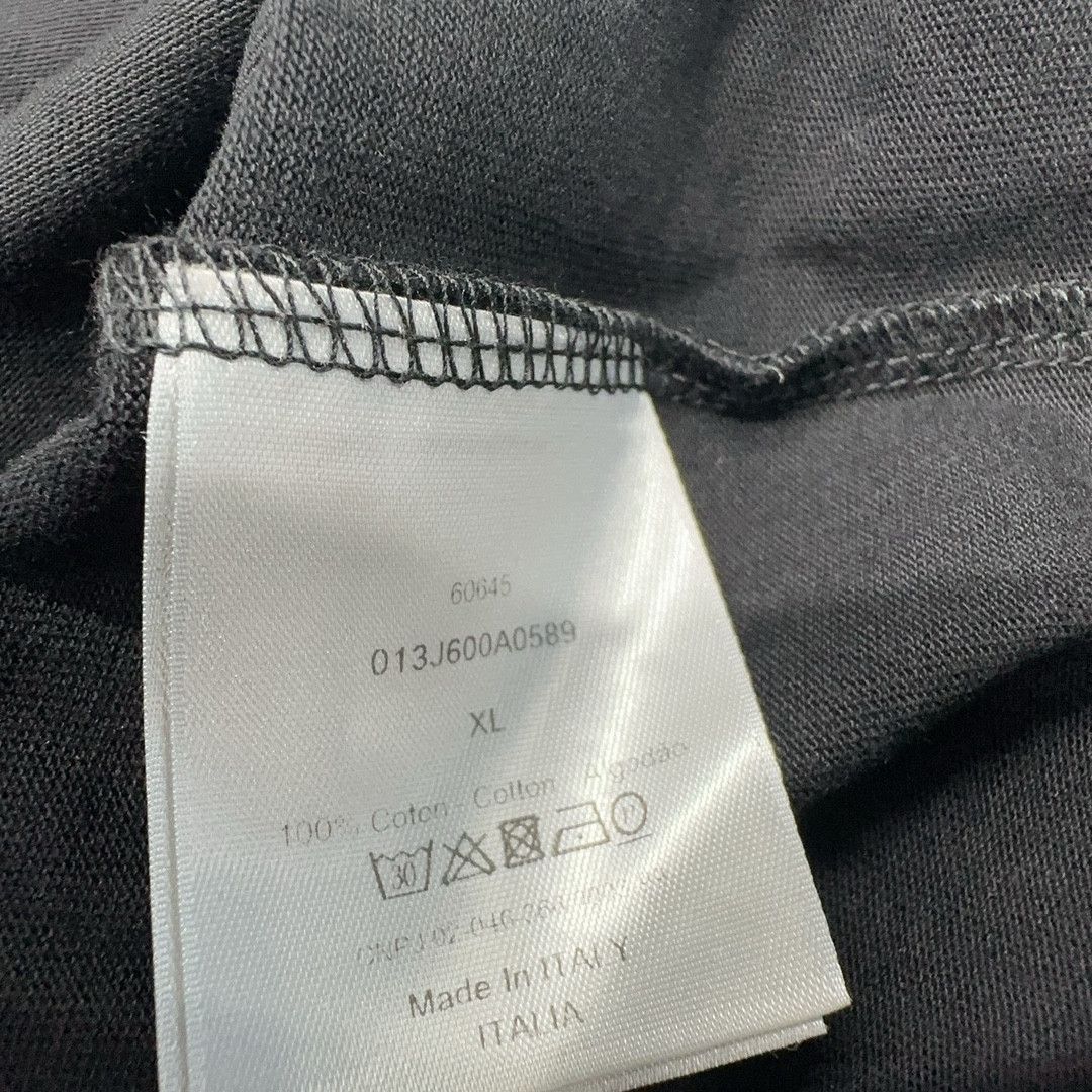 Dior Black Logo Embroidered T-Shirt, Size XL Size US XL / EU 56 / 4 - 2 Thumbnail