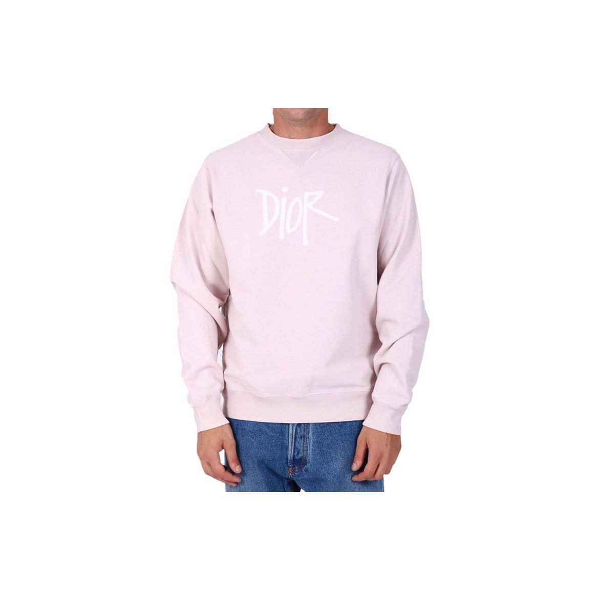 Dior Pink Logo Sweatshirt by Shawn Stussy Size US XXS / EU 40 - 6 Thumbnail