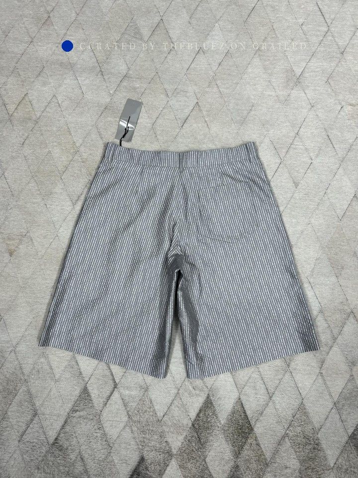 Dior Striped Gray Shorts in Size 32 Size US 32 / EU 48 - 2 Thumbnail