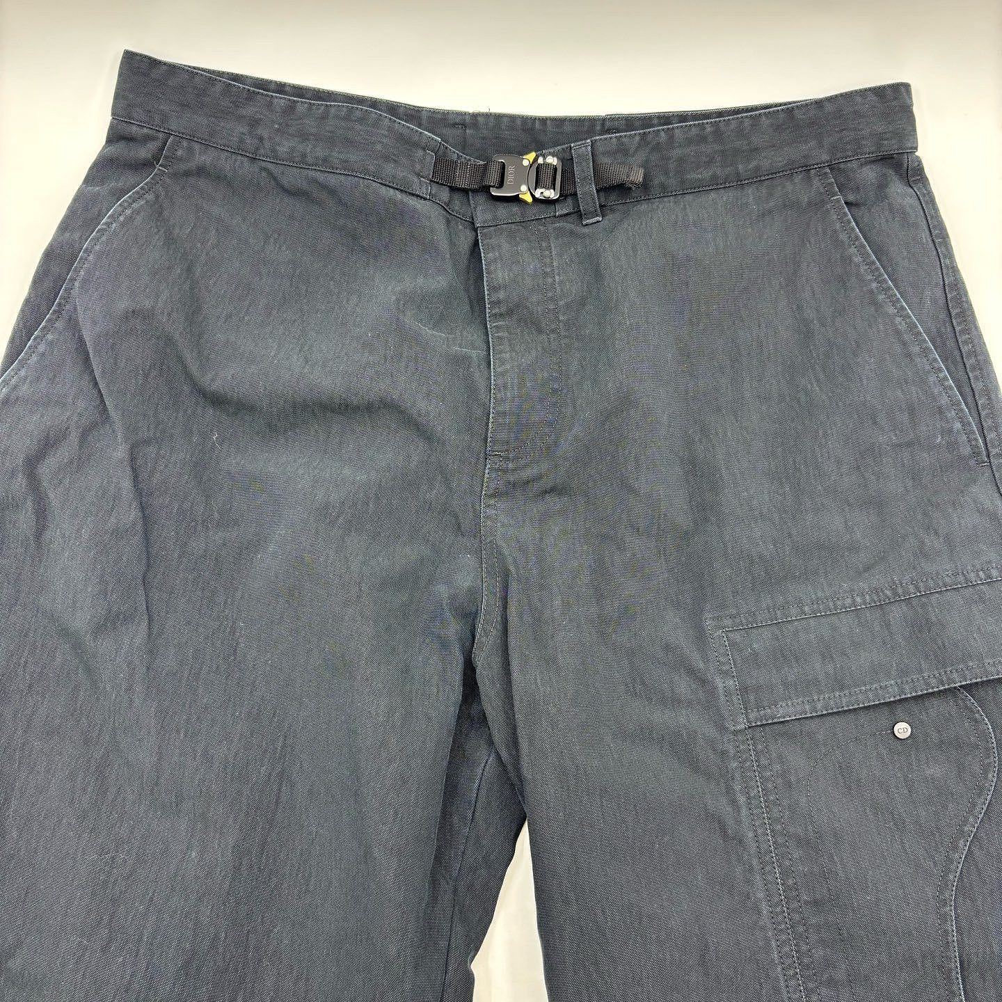 Dior Black Cargo Casual Pants - Size 40 Size US 40 / EU 56 - 6 Thumbnail