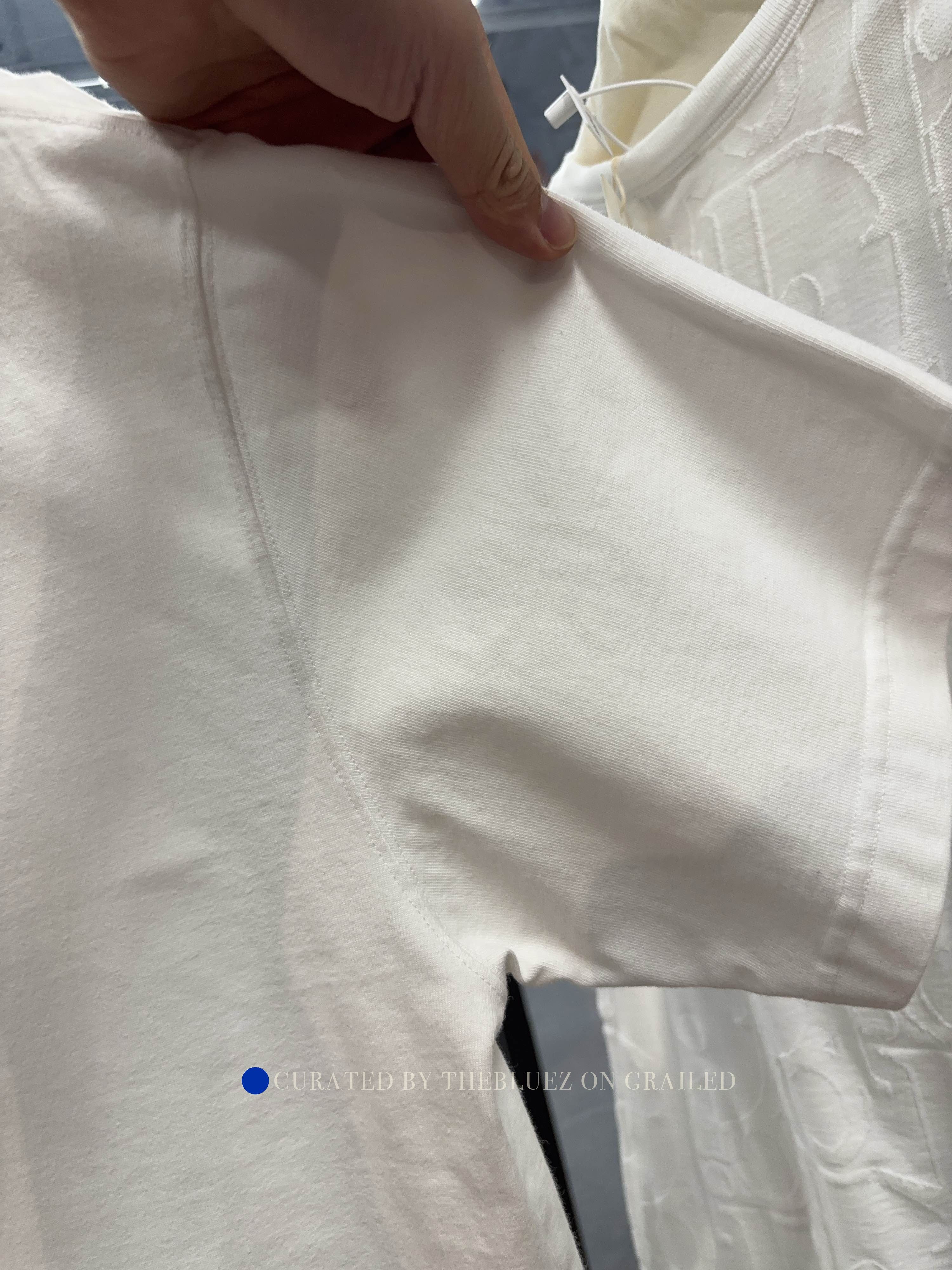Dior Travis Scott Embroidered White T-Shirt Size US XL / EU 56 / 4 - 8 Thumbnail