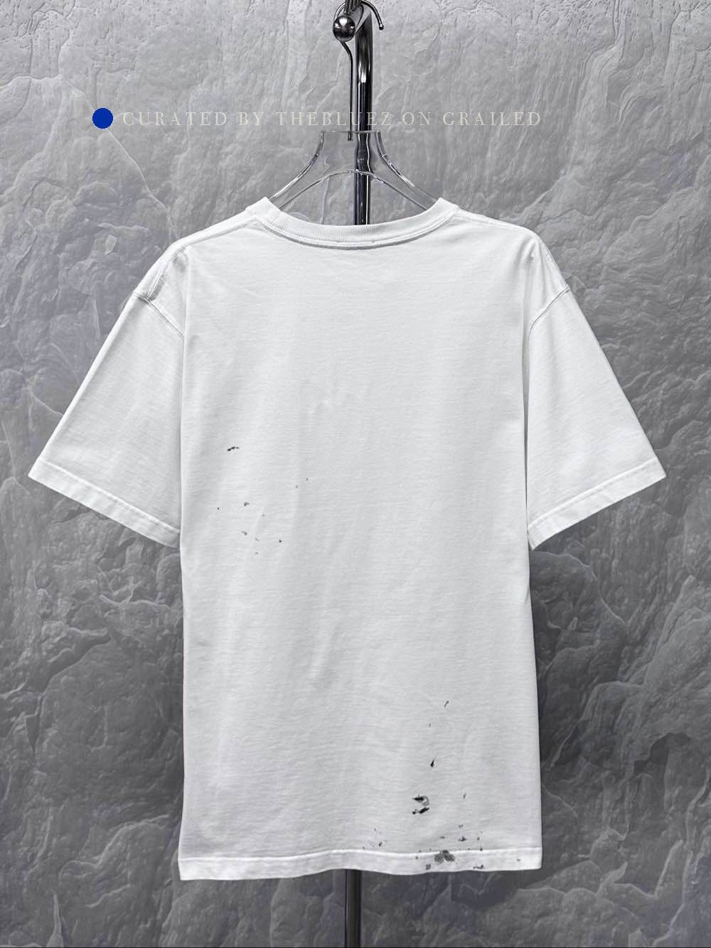 Dior Travis Scott Embroidered White T-Shirt Size US XL / EU 56 / 4 - 2 Thumbnail