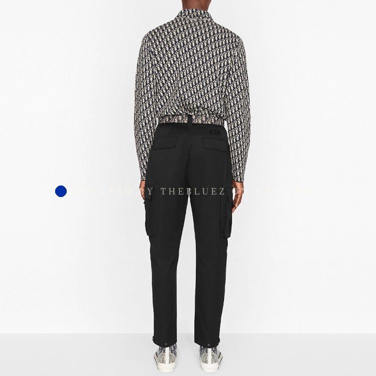 Dior Oblique Logo Button Up Shirt in Blue Size US L / EU 52-54 / 3 - 7 Thumbnail