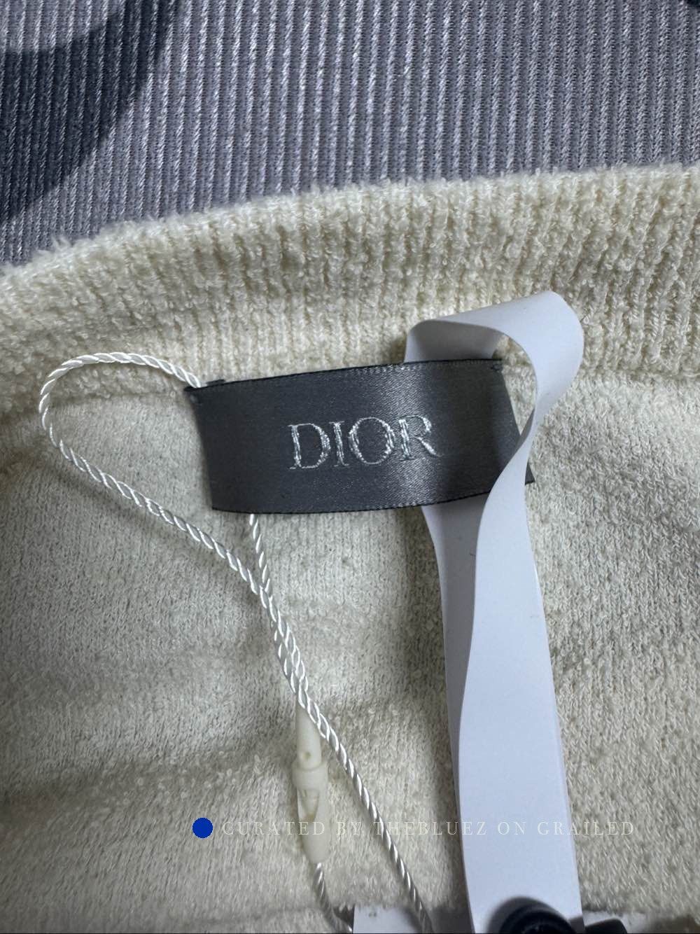 Dior Graphic Knit T-Shirt in White Size M Size US M / EU 48-50 / 2 - 3 Thumbnail