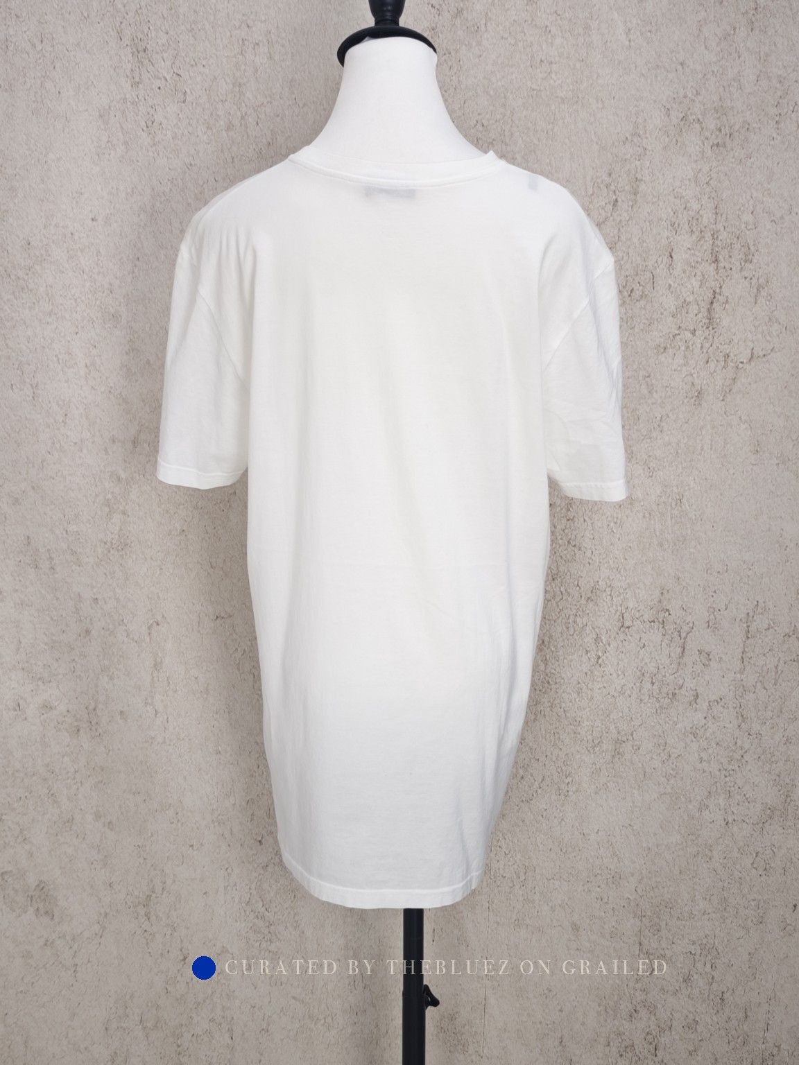 Dior CD Logo Embroidery T-Shirt in White Size US M / EU 48-50 / 2 - 2 Thumbnail