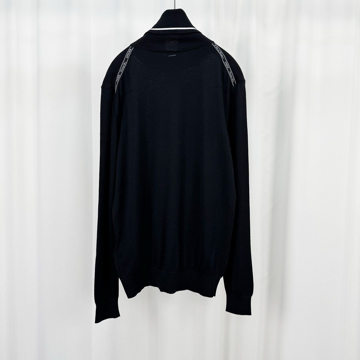 Dior Wool Sweater with Bee Logo in Black Size US L / EU 52-54 / 3 - 2 Thumbnail