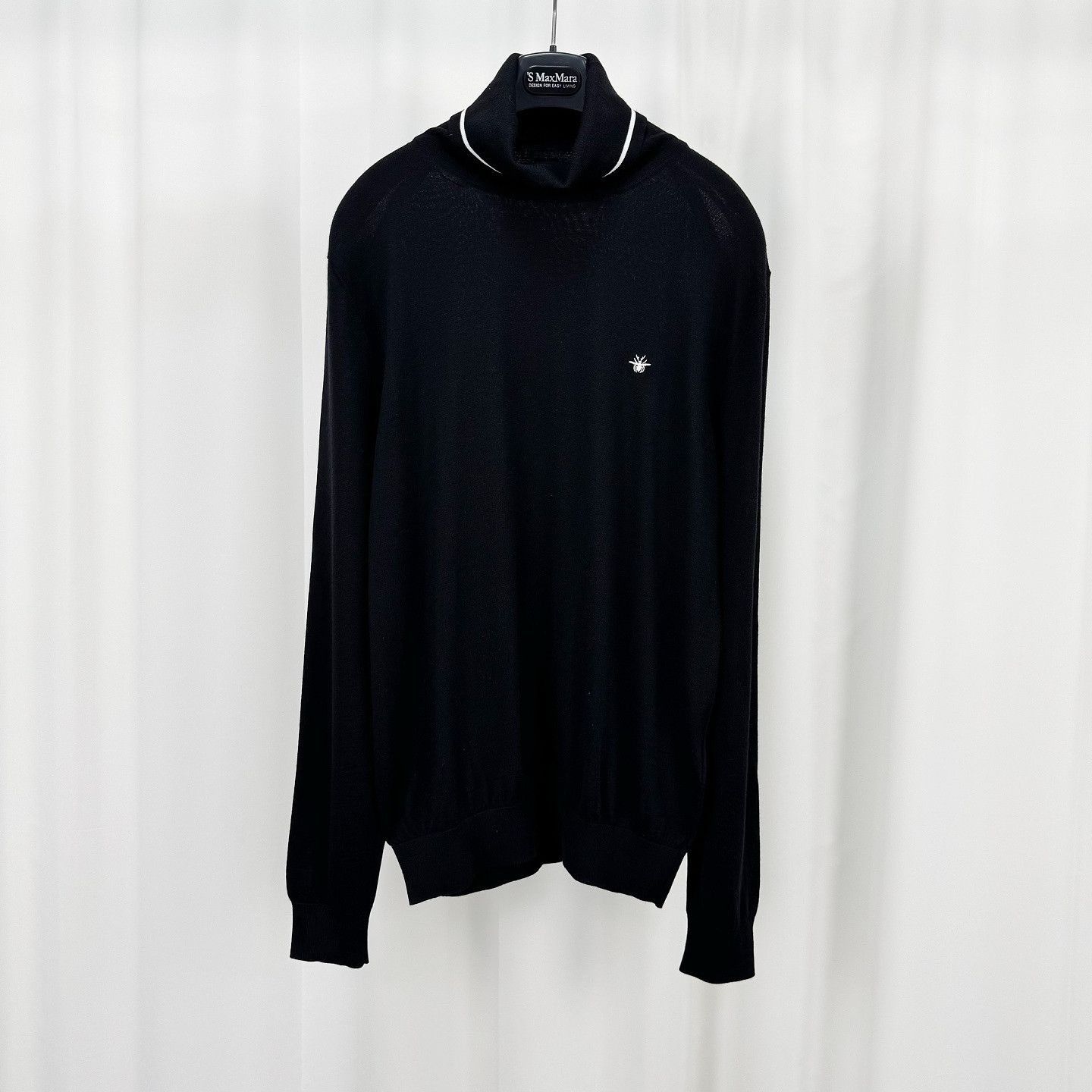 Dior Wool Sweater with Bee Logo in Black Size US L / EU 52-54 / 3 - 7 Thumbnail