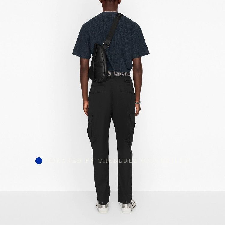 Dior Blue Terry T-Shirt in Size L Size US L / EU 52-54 / 3 - 8 Thumbnail