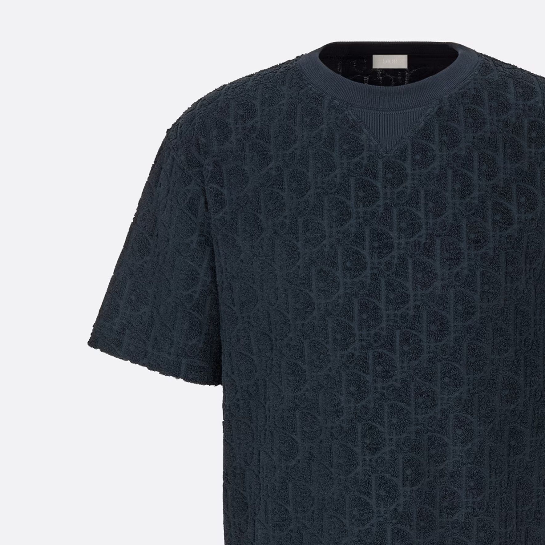 Dior Blue Terry T-Shirt in Size L Size US L / EU 52-54 / 3 - 10 Thumbnail