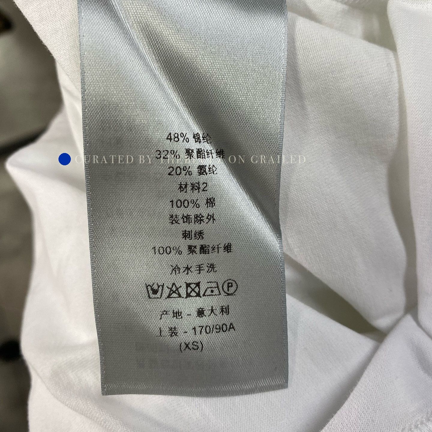 Dior Limited Edition Logo T-Shirt in White Size US XS / EU 42 / 0 - 3 Thumbnail