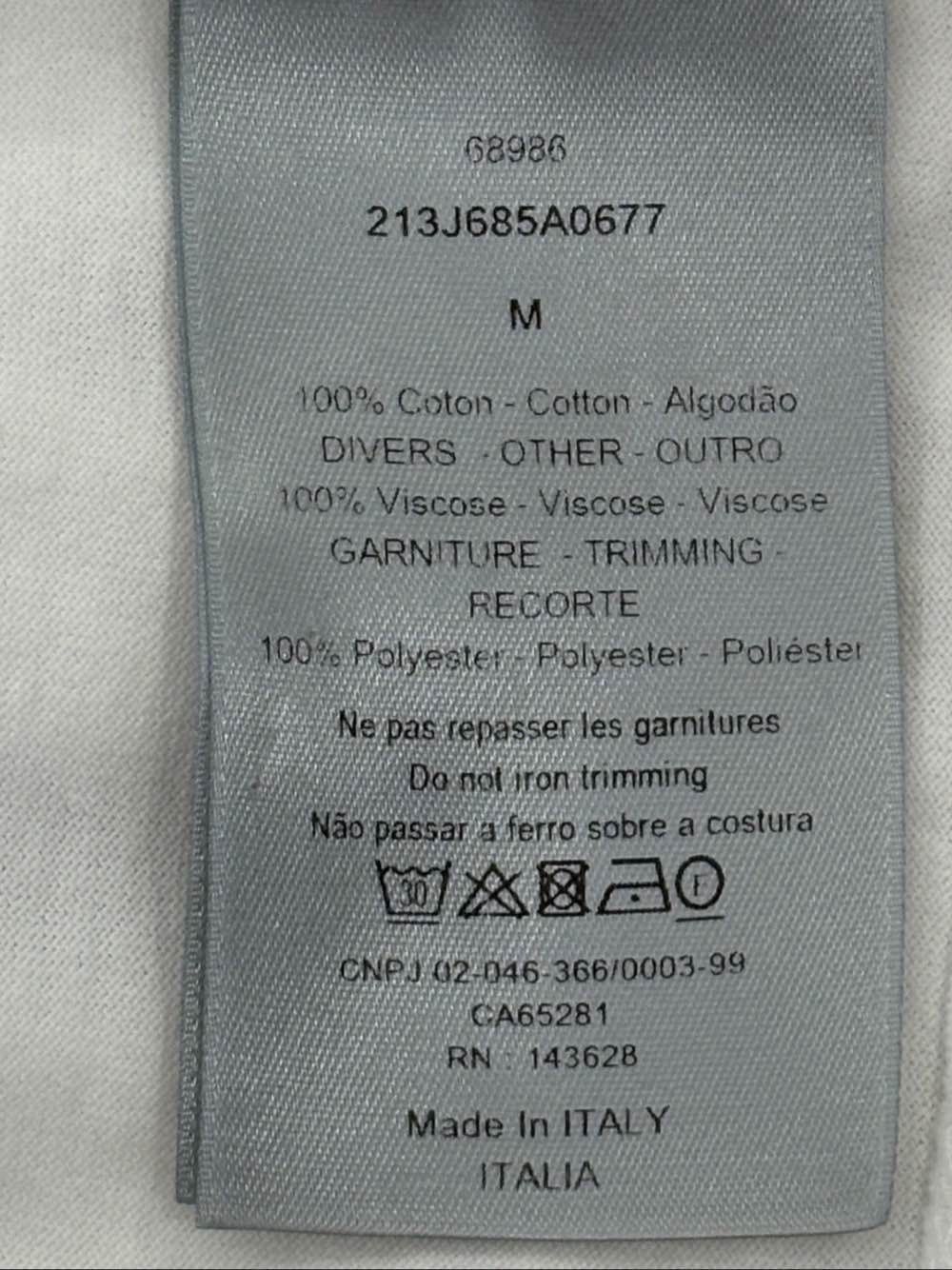 Dior Heart Logo Tee in White Size US M / EU 48-50 / 2 - 4 Thumbnail