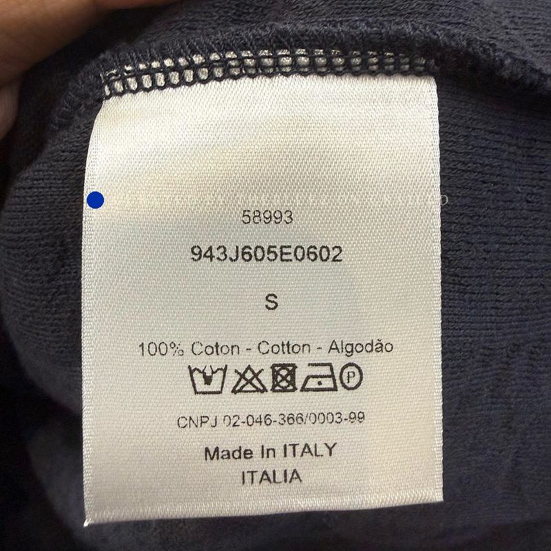 Dior Stylish Blue Terry Cloth T-Shirt Size US S / EU 44-46 / 1 - 4 Thumbnail