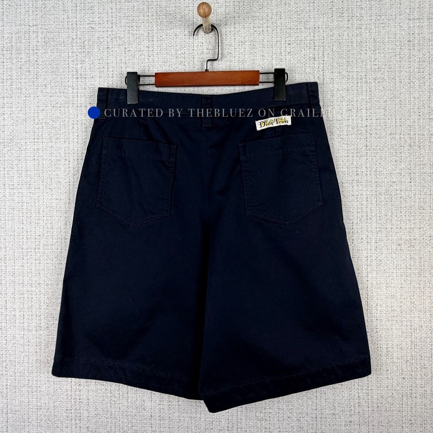 Dior Logo Patch Denim Shorts in Blue Size US 32 / EU 48 - 2 Thumbnail