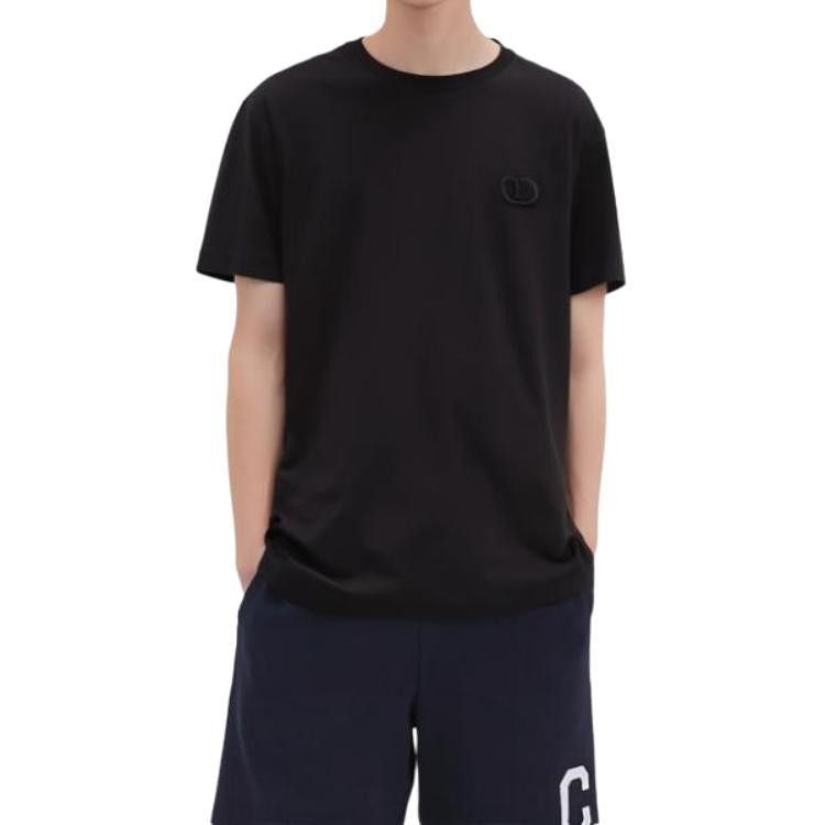 Dior Embroidered Logo Tee in Black Size US XXL / EU 58 / 5 - 8 Thumbnail